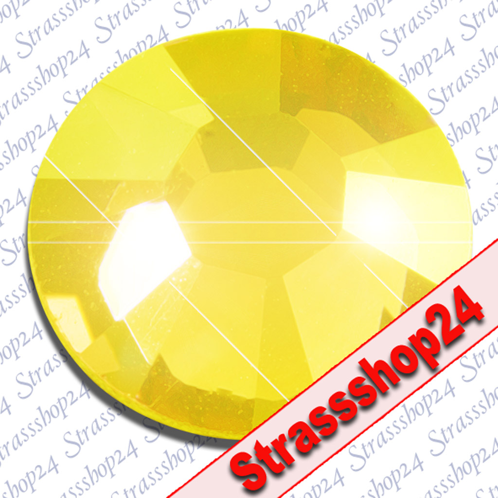 Strass Steine Hotfix PRECIOSA Crystals CITRINE SS40 Ø8,5mm 