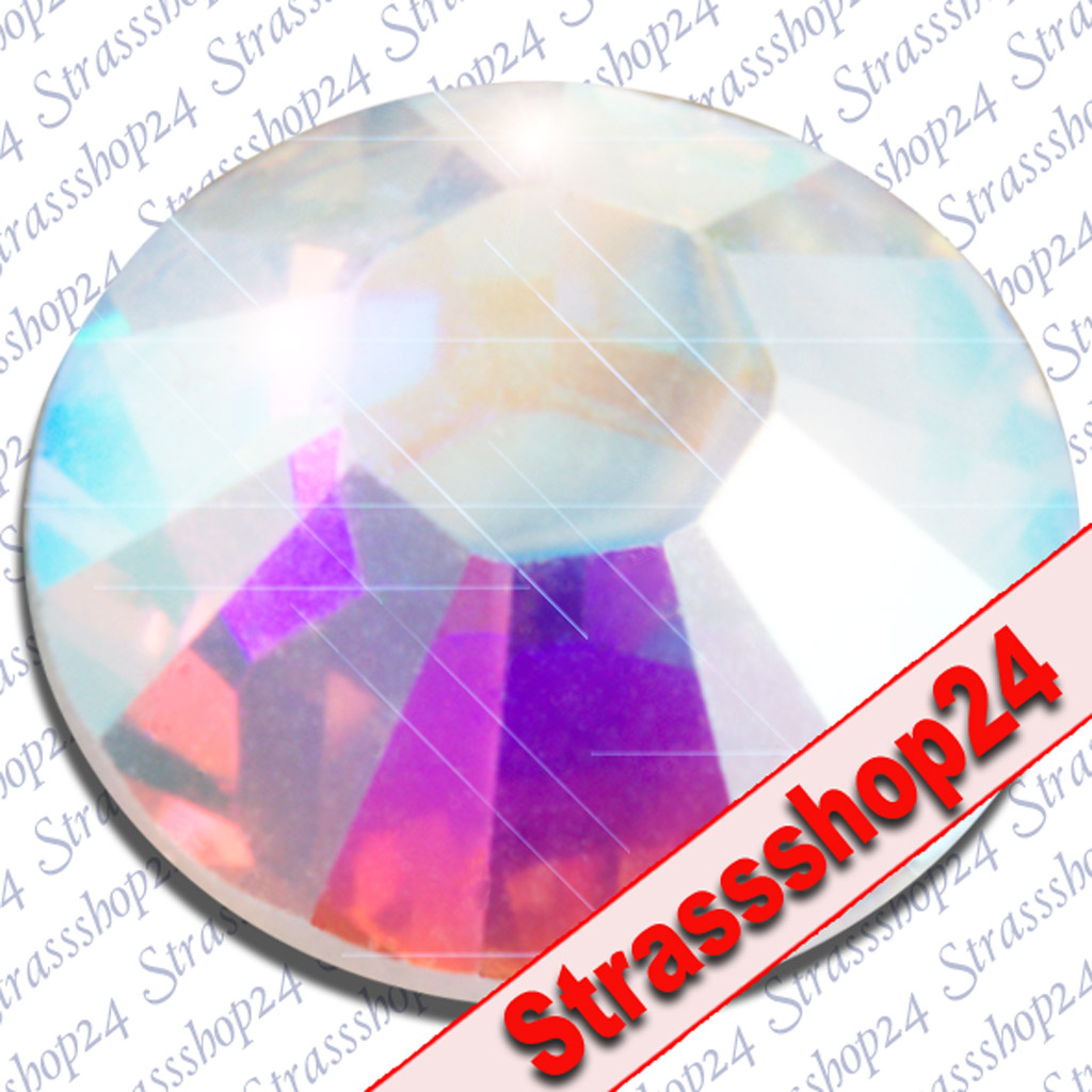 Strass Steine No Hotfix PRECIOSA Crystals CRYSTAL AB SS8 Ø2,4mm 