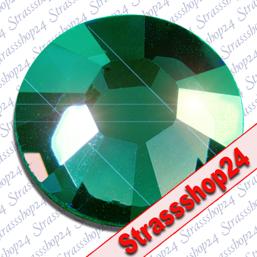 Strass Steine Hotfix PRECIOSA Crystals EMERALD SS6 Ø2,0mm 