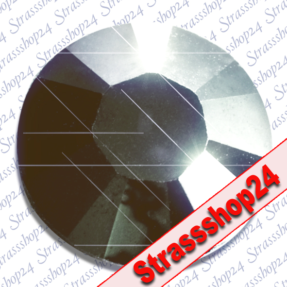 Strass Steine Hotfix Swarovski® JET HEMATITE SS5 Ø1,8mm 
