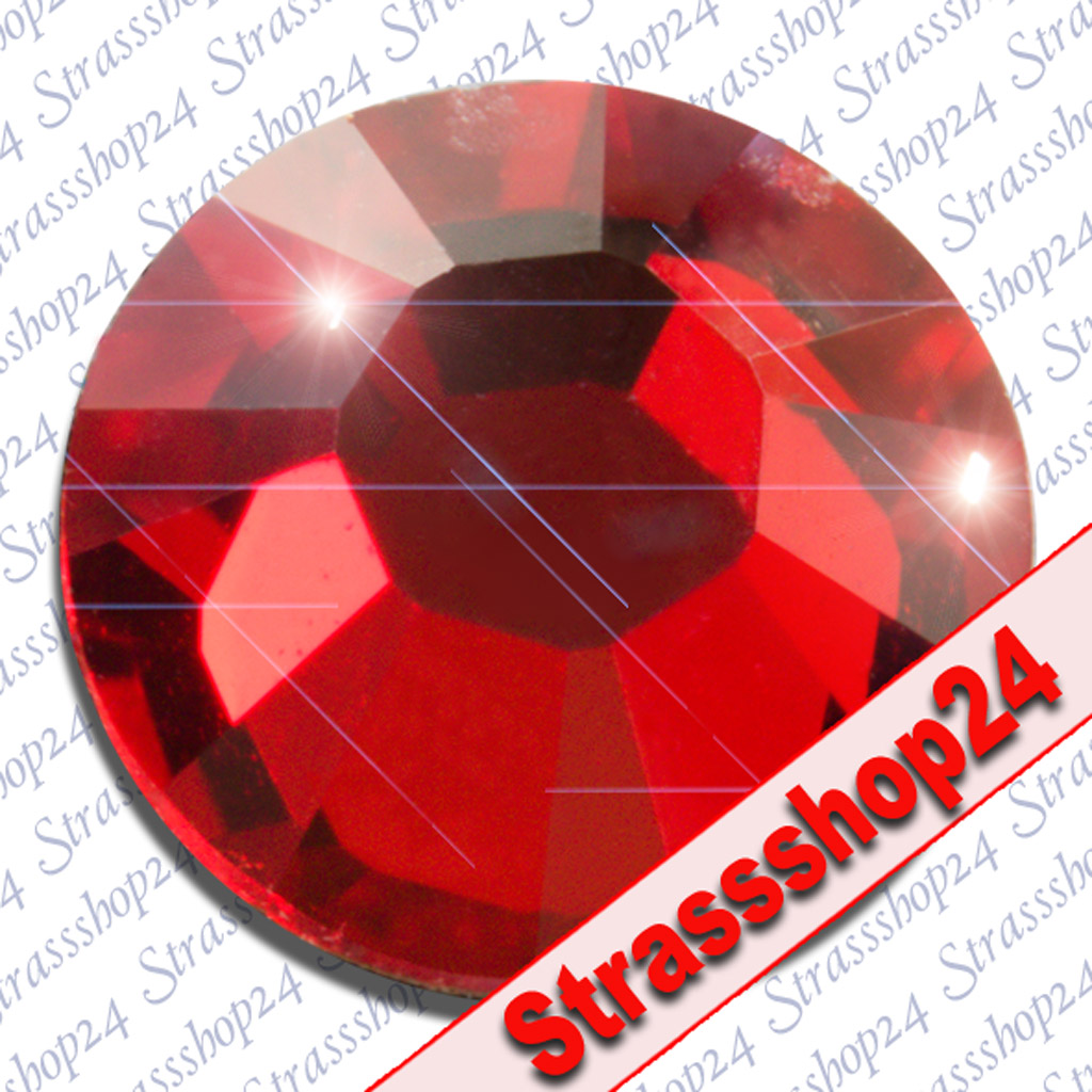 Strass Steine No Hotfix PRECIOSA Crystals LIGHT SIAM SS8 Ø2,4mm 