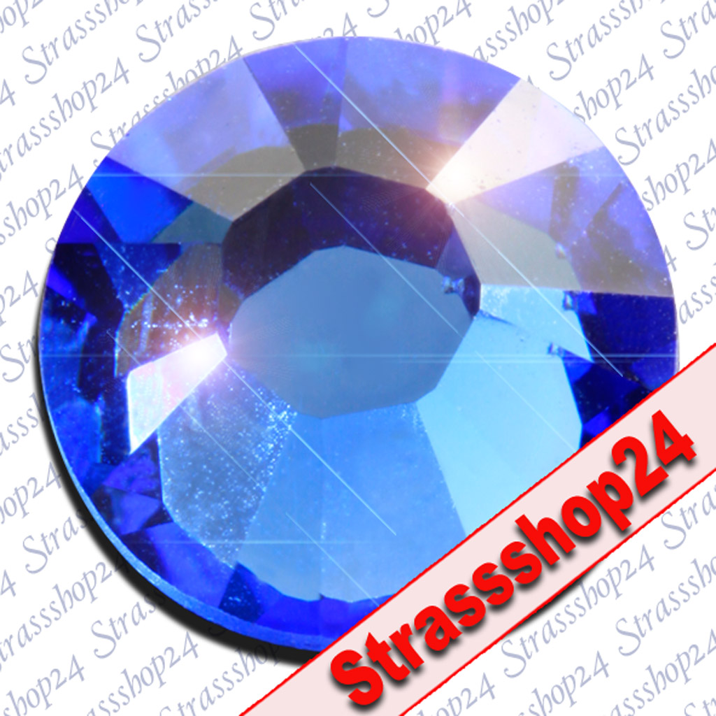 Strass Steine No Hotfix PRECIOSA Crystals SAPPHIRE SS5 Ø1,8mm 50 Stück
