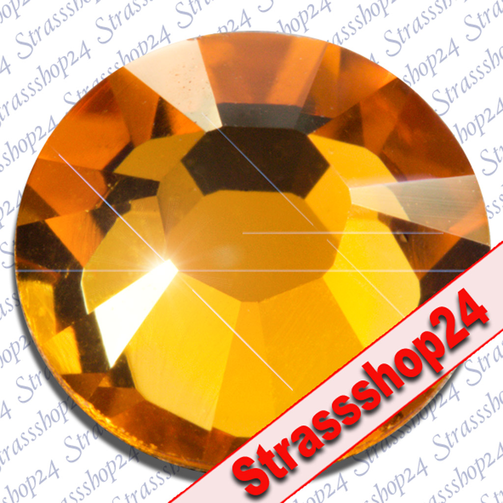 Strass Steine Hotfix PRECIOSA Crystals TOPAZ SS10 Ø2,8mm 