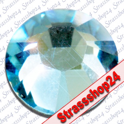 Strass Steine Hotfix PRECIOSA Crystals AQUAMARIN SS10 Ø2,8mm 