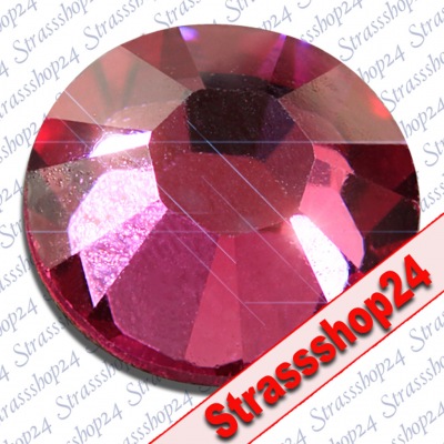 Strass Steine No Hotfix PRECIOSA Crystals FUCHSIA SS30 Ø6,4mm 