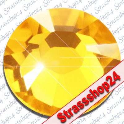 Strass Steine Hotfix PRECIOSA Crystals LIGHT TOPAZ SS6 Ø2,0mm 