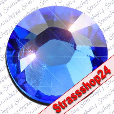 Strass Steine Hotfix PRECIOSA Crystals SAPPHIRE SS34 Ø7,2mm 