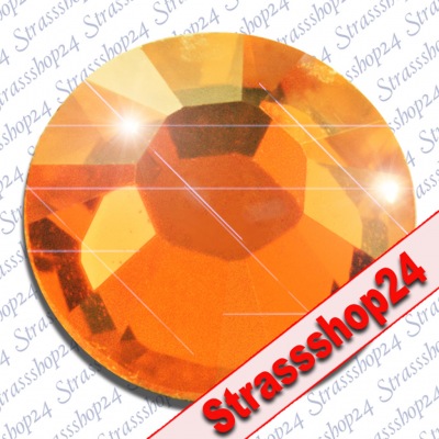 Strass Steine Hotfix Swarovski® TANGERINE SS30 Ø6,4mm 